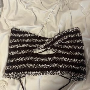 Crochet tie top made locally in hawaii